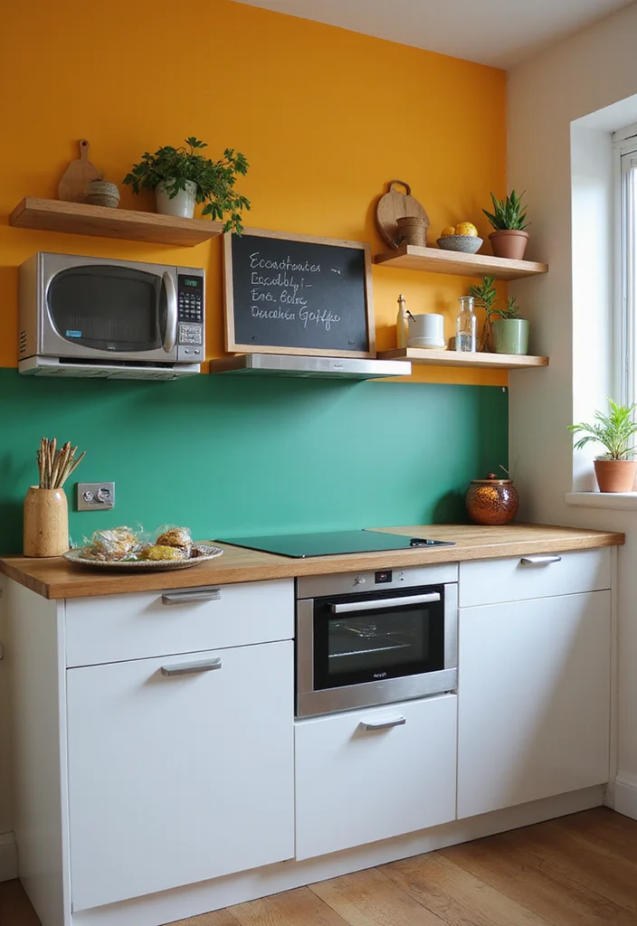 14 Kitchen Splashback Ideas for Bold Practical Design - 4. Eco-Friendly Paint