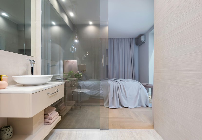bedroom and bathroom decor coherence