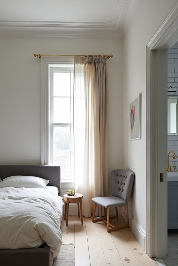 Should Your Bedroom and Bathroom Decor Match? 4 calming hues unify paired spaces