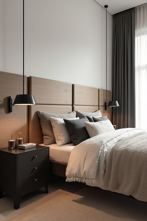 curated contrast with mixed materials