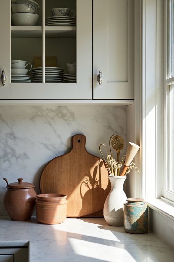 display meaningful vintage items proudly