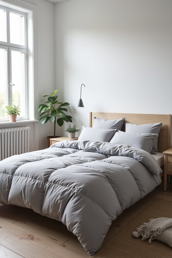 duvet covers simplify washing compared to top sheets