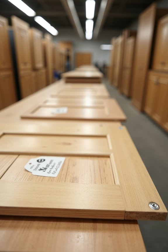 express ship plywood door samples