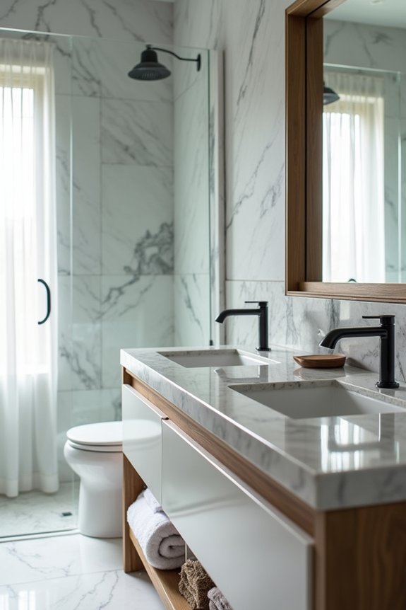 four bathroom fixture upgrades plan