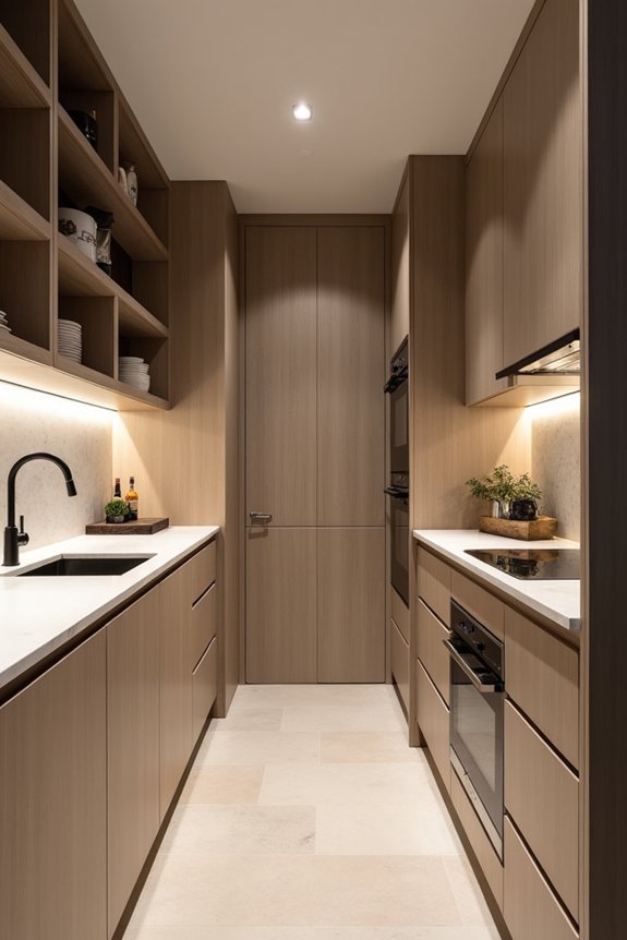 galley kitchens maximize efficiency compactly