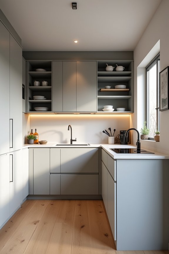 kitchen size dictates layout options