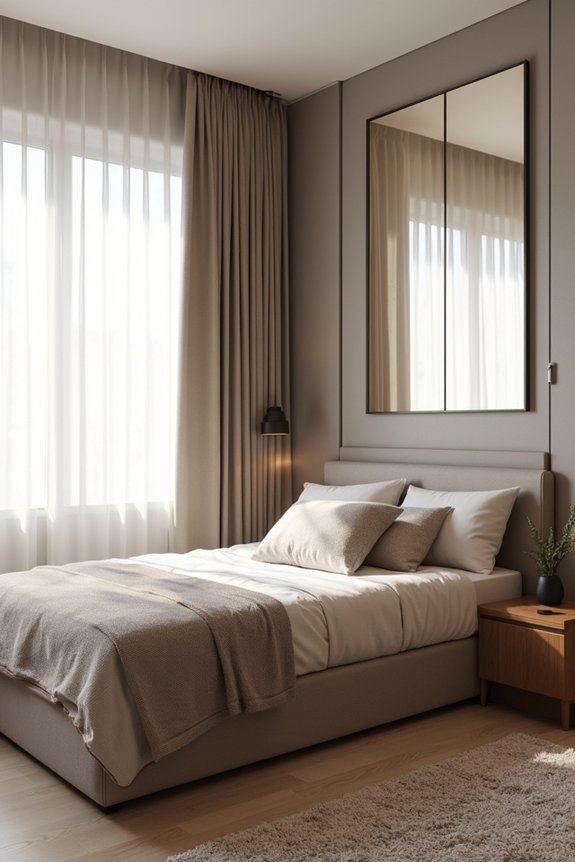 lower bed frame boost perceived space