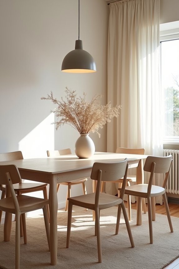 natural materials create warm airy solidity