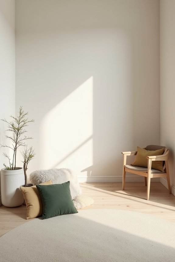 neutral base with intentional accents