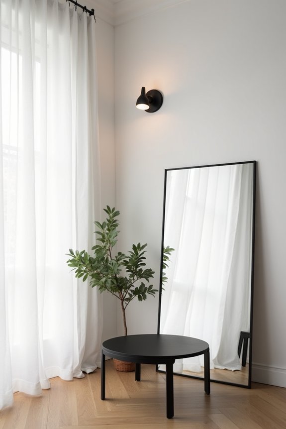 paint mirrors lighting transform spaces