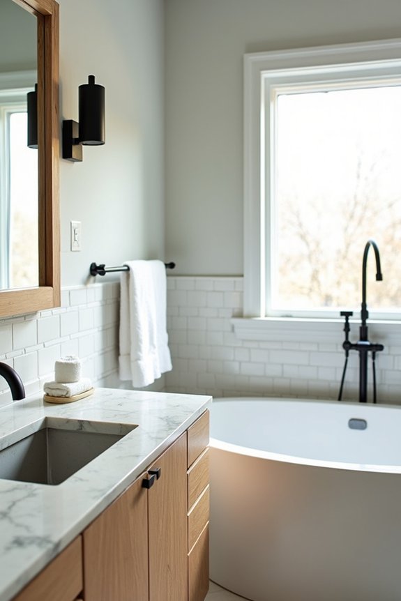 partial renovations with new fixtures