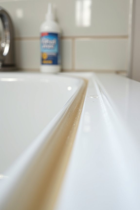 remove old caulk clean smooth beads