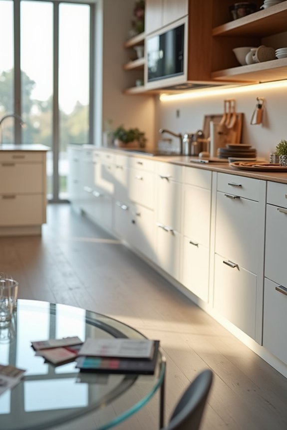 sample cabinet options and comparison