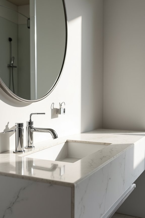 symmetrical vanity intentional asymmetry