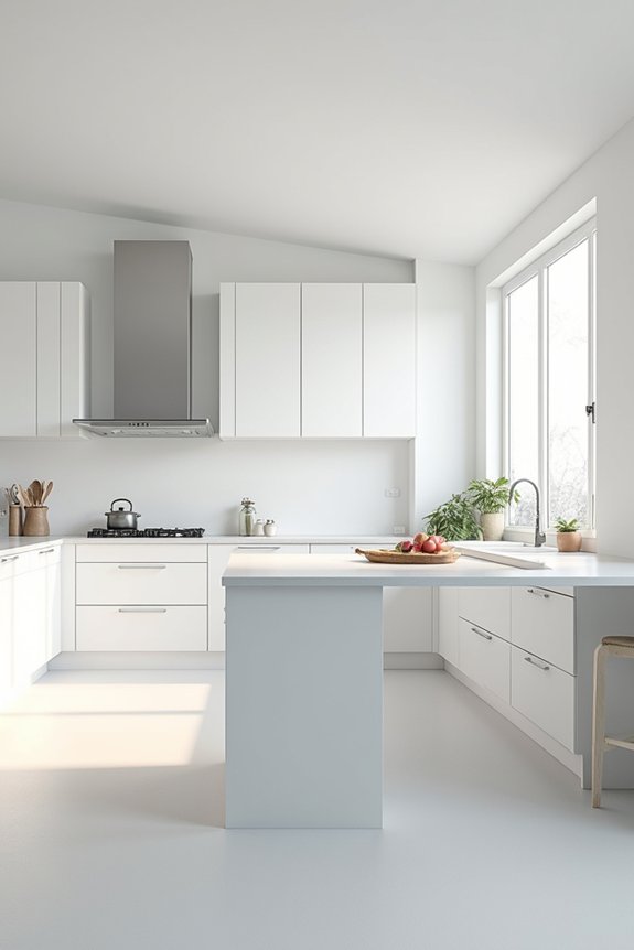 test kitchen layout before renovation