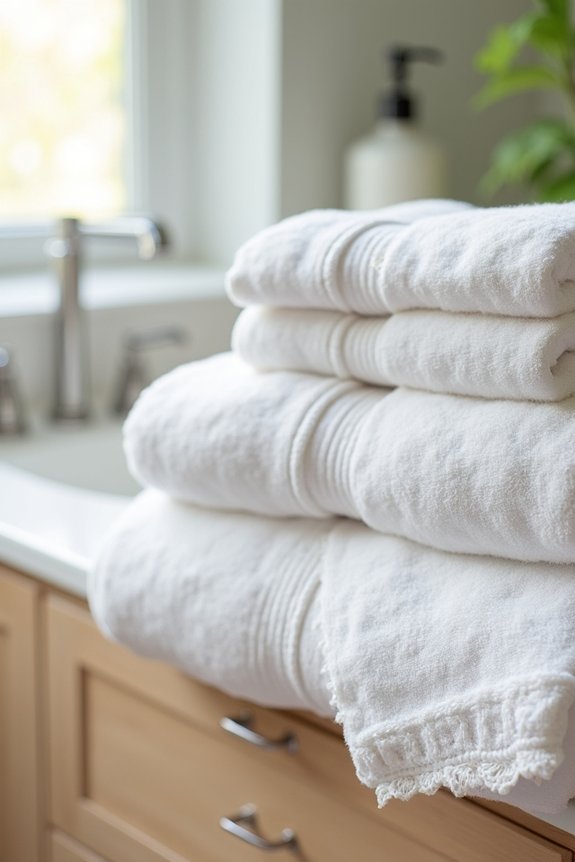 three towel edge finishing methods