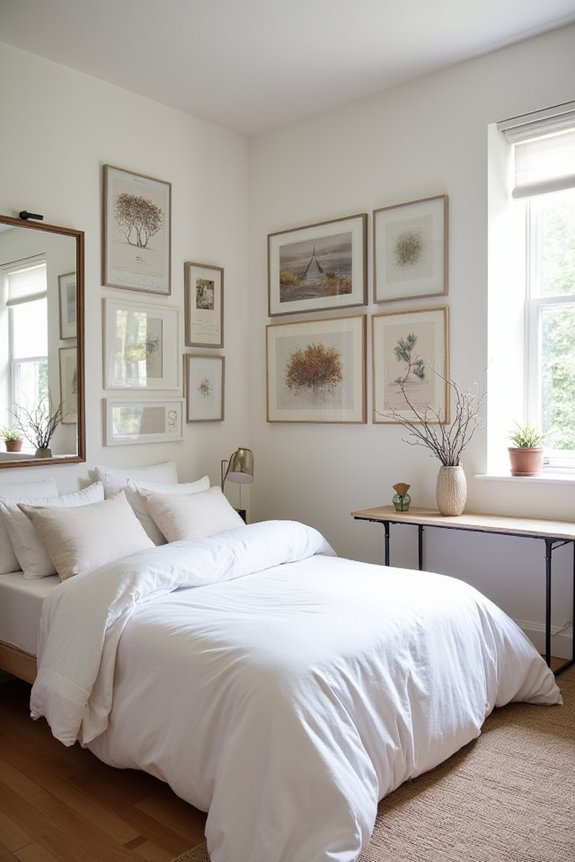 vertical art and gallery walls create height