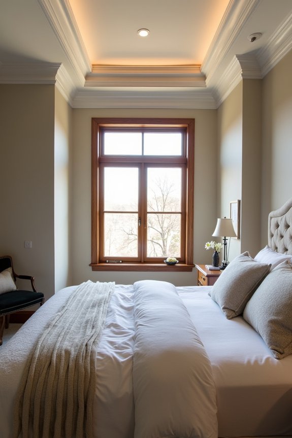 10 Essential Tips to Decorate Your Bedroom 8 windowed mood layered coordinated finishes